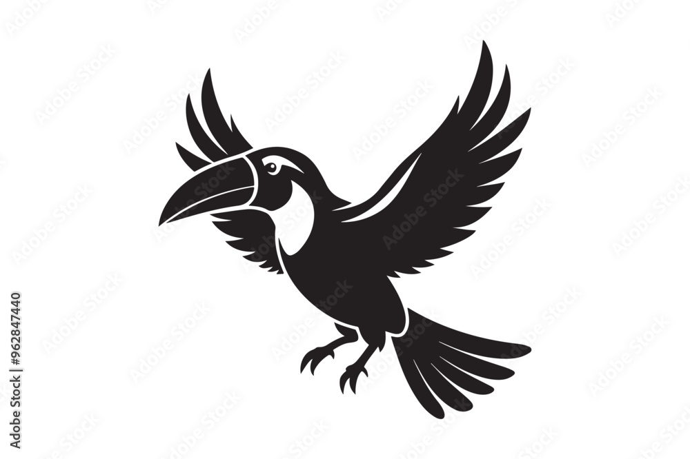 Toucan silhouette vector illustration, Toucan silhouette vector, Toucan silhouette PNG Toucan silhouette vector illustration, Toucan silhouette vector, Toucan silhouette PNG