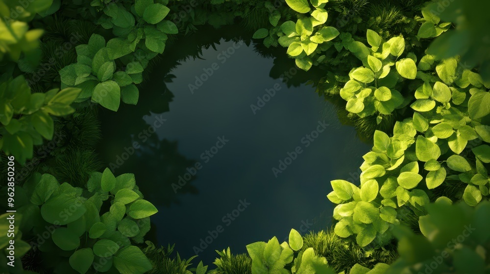 Lush Forest Foliage with Natural Light and Vibrant Greenery Lush Forest Foliage with Natural Light and Vibrant Greenery