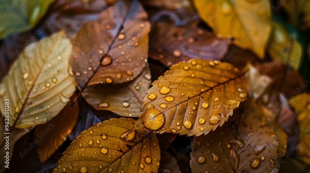 Photograph of leaves taken with a macro lens Photograph of leaves taken with a macro lens