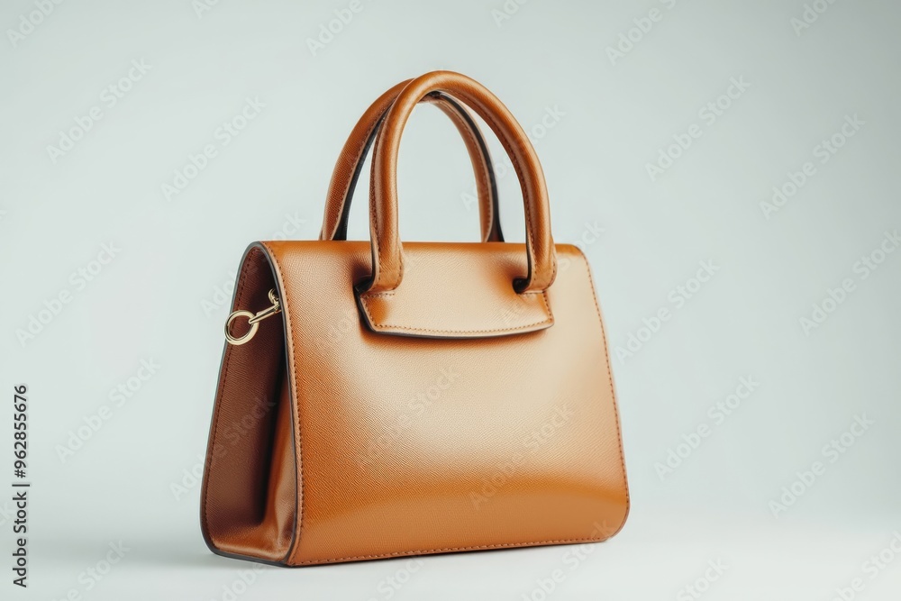 Designer handbag isolated on white, elegant and stylish Designer handbag isolated on white, elegant and stylish