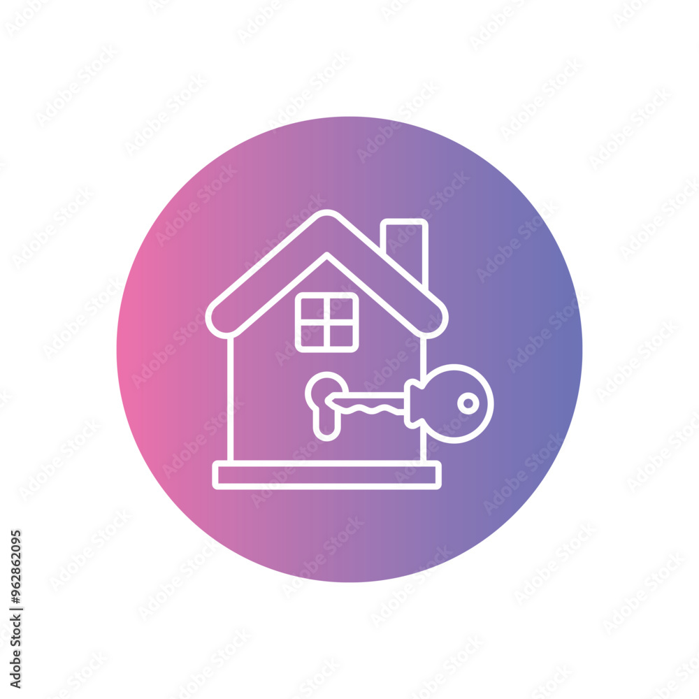 Open House Sign vector icon ready to use for apps and websites Open House Sign vector icon ready to use for apps and websites