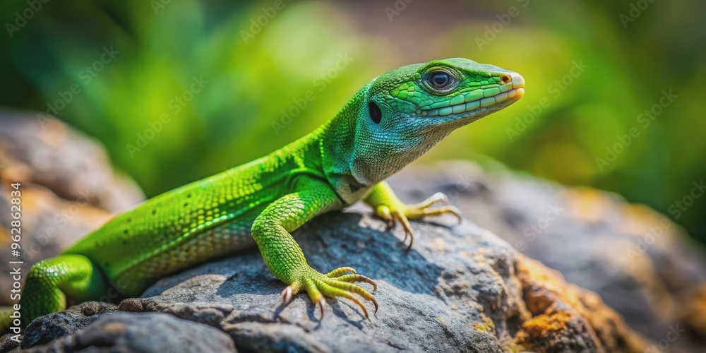 Green lizard blending in on a textured rock, lizard, reptile, wildlife, camouflaged, outdoor, nature, animal, scales, green Green lizard blending in on a textured rock, lizard, reptile, wildlife, camouflaged, outdoor, nature, animal, scales, green