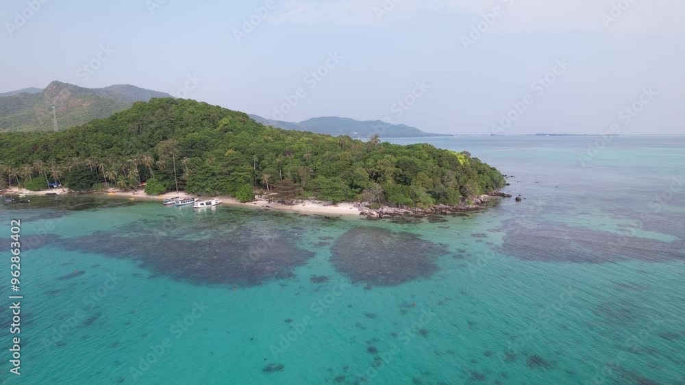 Beautiful tropical white beach on Karimunjawa island, Indonesia Beautiful tropical white beach on Karimunjawa island, Indonesia