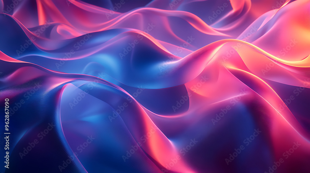 Vibrant Abstract Geometric Pattern with Neon Gradients and Fluid Shapes Vibrant Abstract Geometric Pattern with Neon Gradients and Fluid Shapes