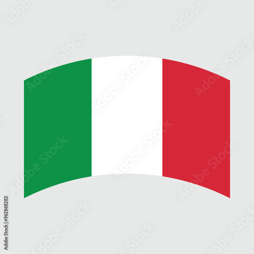 Free Download Flag of Italy isolated on white. Vector - GFXLoad