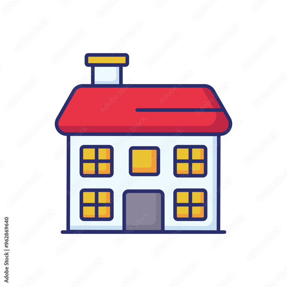 Villa vector icon ready to use for apps and websites Villa vector icon ready to use for apps and websites