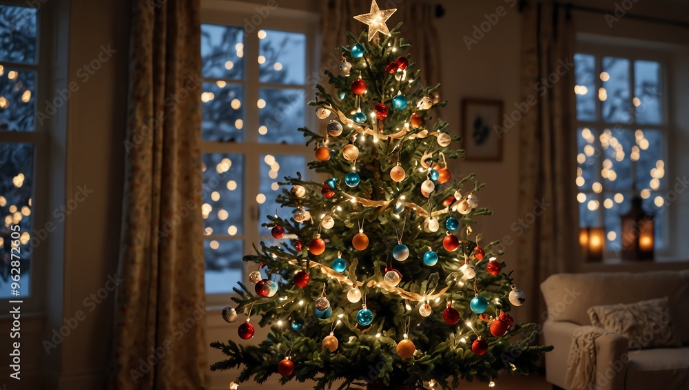 decorated christmas tree decorated christmas tree