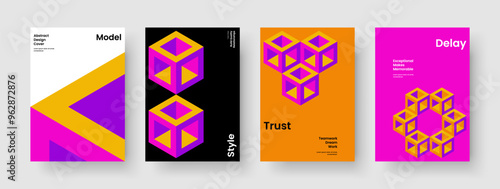 Geometric Poster Design. Isolated Book Cover Layout. Abstract Brochure Template. Business Presentation. Flyer. Background. Report. Banner. Newsletter. Portfolio. Leaflet. Advertising. Pamphlet