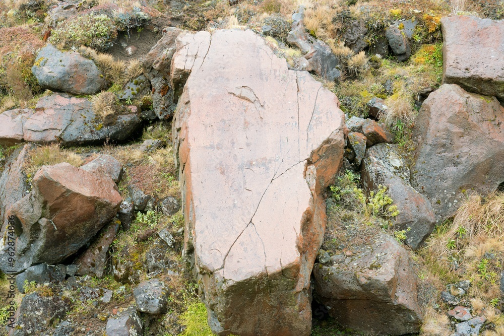 big wet stone in the mountains big wet stone in the mountains