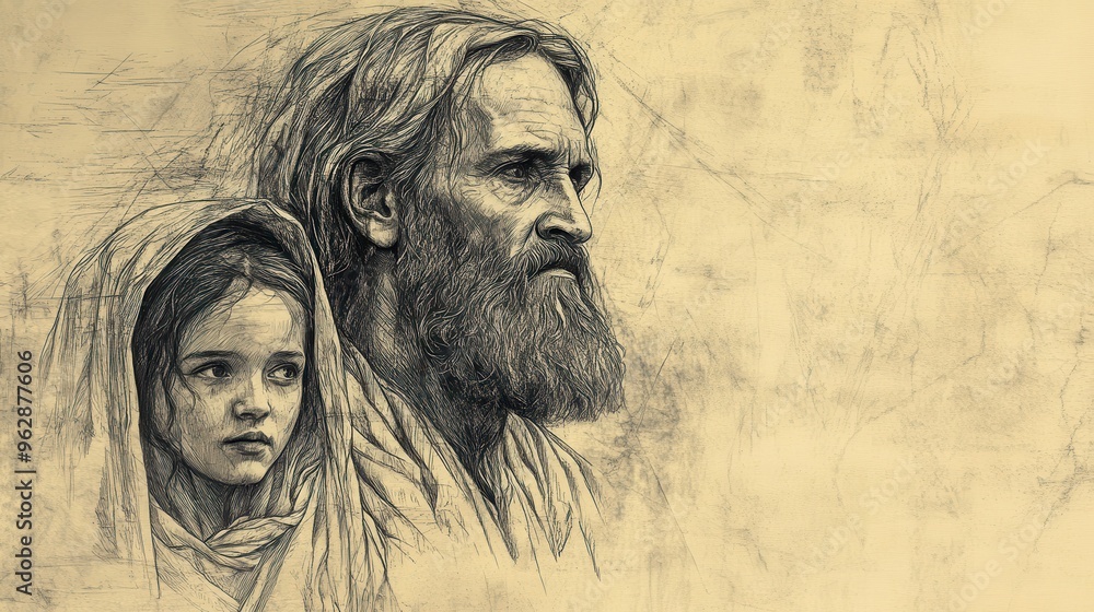 Fototapeta premium The Contrast of Righteousness and Wealth in Ecclesiastes: Peaceful Family Life Opposed to a Wealthy Man's Inner Turmoil