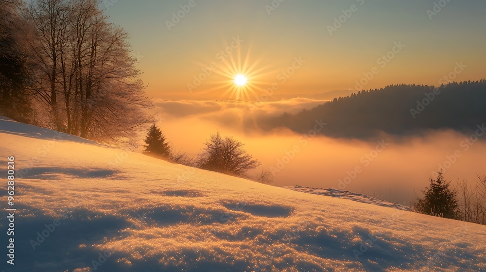 sunrise in the mountains sunrise in the mountains