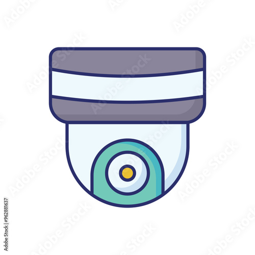 Security Camera vector icon ready to use for apps and websites