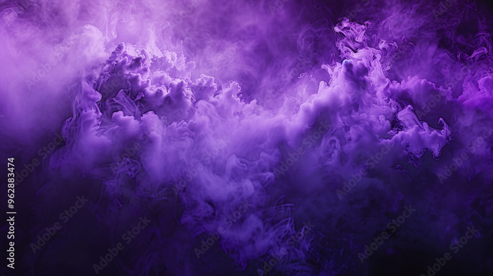 Mystical purple smoke on dark background Mystical purple smoke on dark background