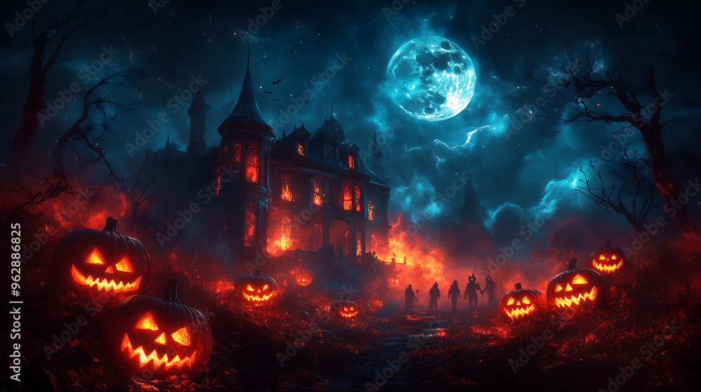 scary halloween background scary halloween background