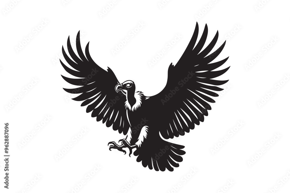 Vulture silhouette vector illustration, Vulture silhouette vector Vulture silhouette line art Vulture silhouette vector illustration, Vulture silhouette vector Vulture silhouette line art