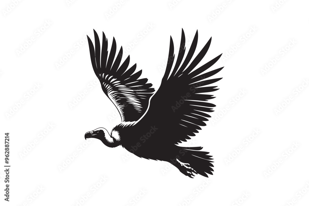 Vulture silhouette vector illustration, Vulture silhouette vector Vulture silhouette line art Vulture silhouette vector illustration, Vulture silhouette vector Vulture silhouette line art