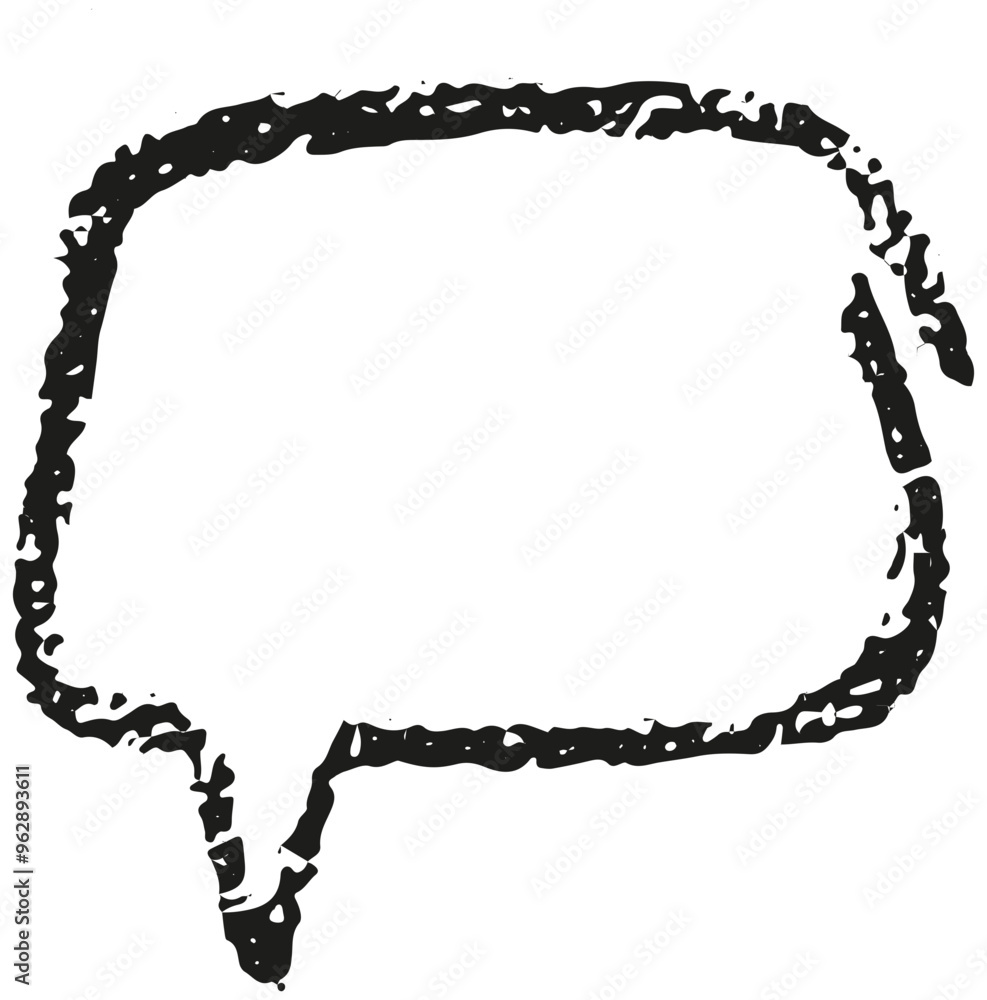 Oval and round chalk, crayon hand drawing speech bubble. Grunge texture illustration for design template business presentation, school education. Oval and round chalk, crayon hand drawing speech bubble. Grunge texture illustration for design template business presentation, school education.