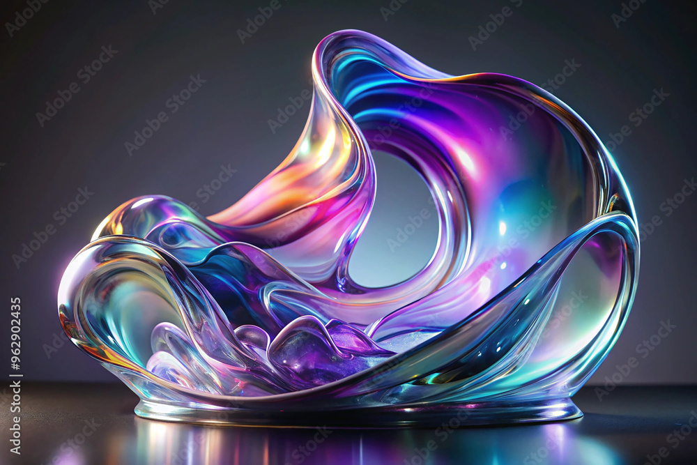 Holo Abstract 3D Shapes Holo Abstract 3D Shapes