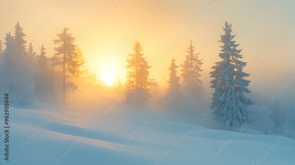 sunrise in the forest sunrise in the forest