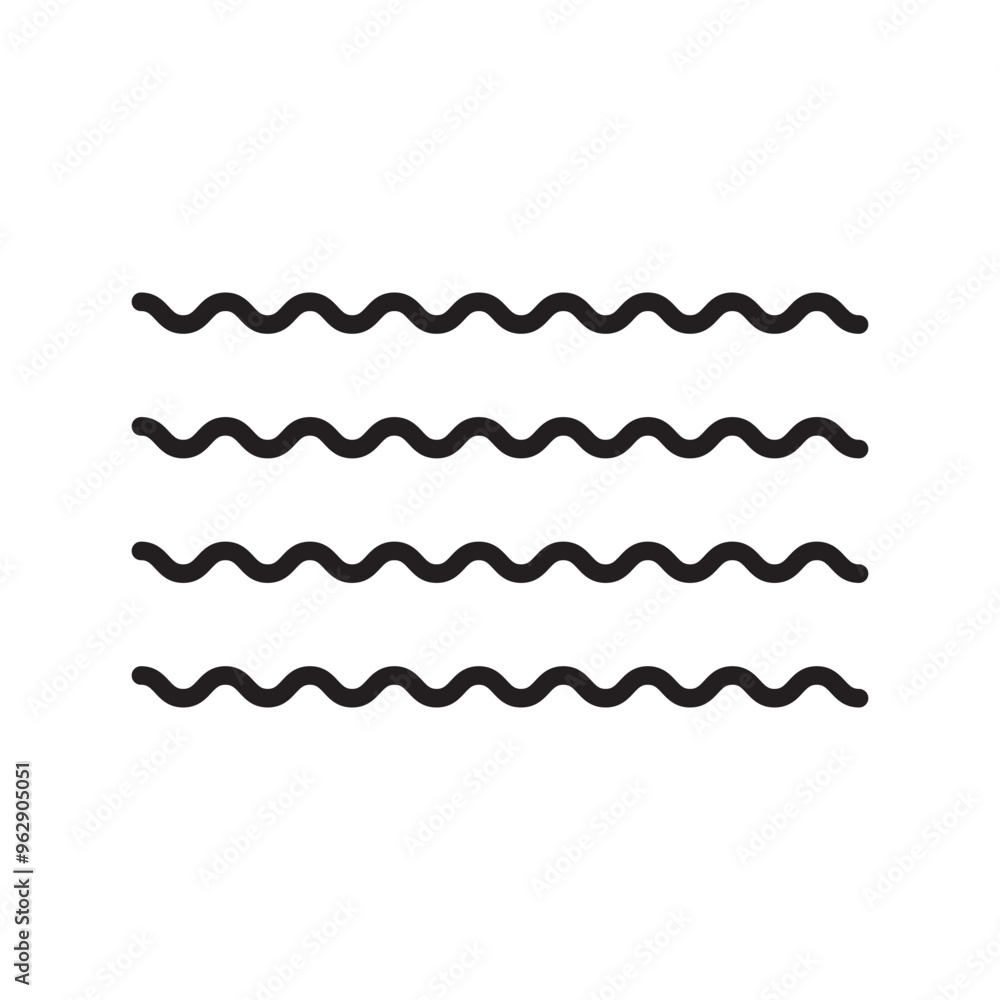 Waves icon. Sea flowing sign. Waves icon. Sea flowing sign.