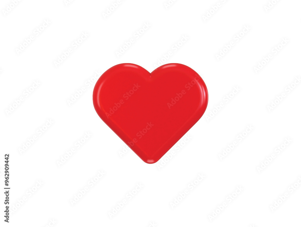 3D Red Heart Beating, Valentine's Day concept with Heartbeat Reading inside 3D Red Heart Beating, Valentine's Day concept with Heartbeat Reading inside