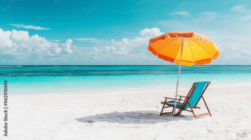 A vibrant beach umbrella standing tall on a sandy shore, offering shade and comfort under the warm summer sun. A vibrant beach umbrella standing tall on a sandy shore, offering shade and comfort under the warm summer sun.