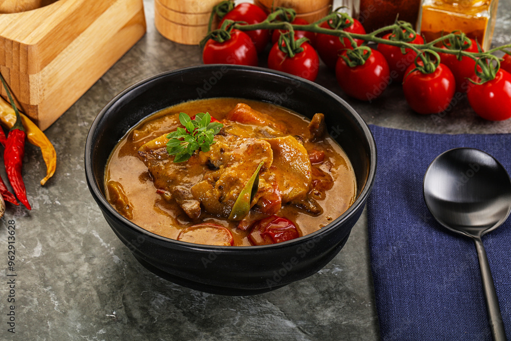 Yellow THai curry with beef Yellow THai curry with beef