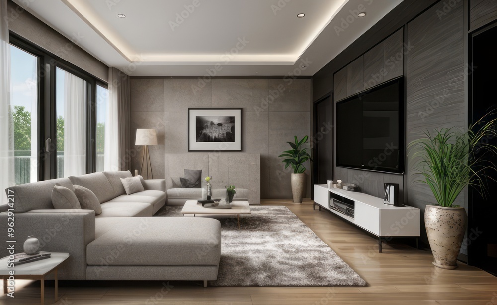 Modern luxury living room interior design Modern luxury living room interior design