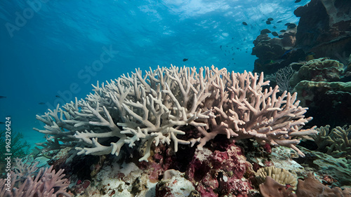 Bleached Coral Reefs A Heartbreaking Consequence of Rising Ocean Temperatures and the Alarming Impacts of Climate Change on Marine Ecosystems