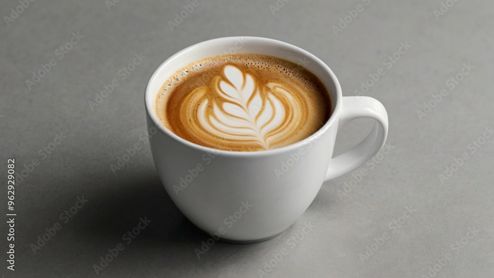 High quality minimal design print on demand empty one white coffee cup studio style High quality minimal design print on demand empty one white coffee cup studio style
