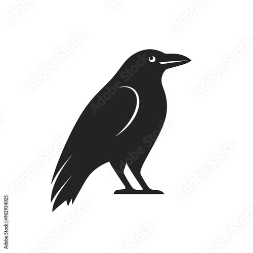 Crow Vector isolated
