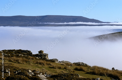 Mer de nuages, Ile Carcass, Iles Falkland, Malouines photo