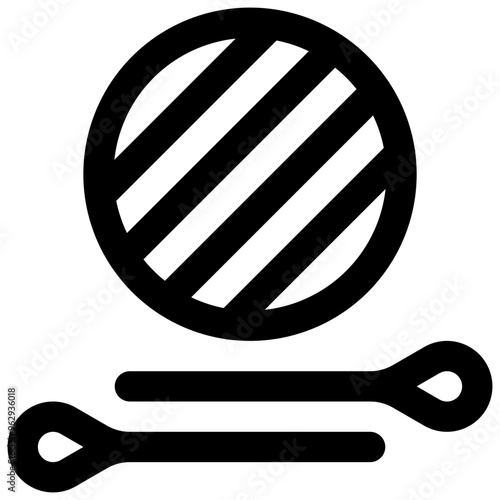 Crafts. Editable stroke vector icon.