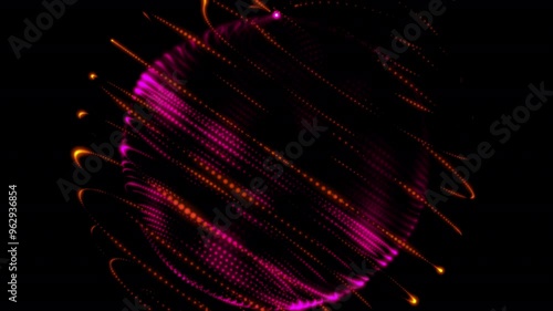 Abstract background with glowing lights