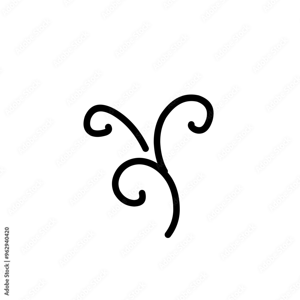 Steam and smoke lines icon Steam and smoke lines icon