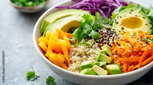 Vibrant Vegan Buddha Bowl w...