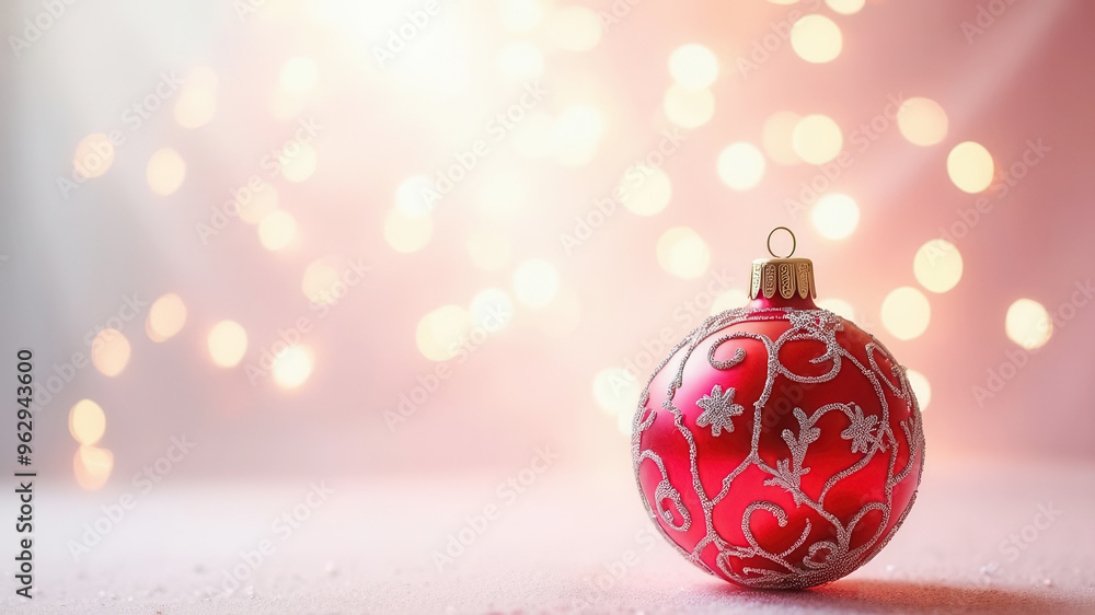 Beautiful christmas decor with copy space Beautiful christmas decor with copy space