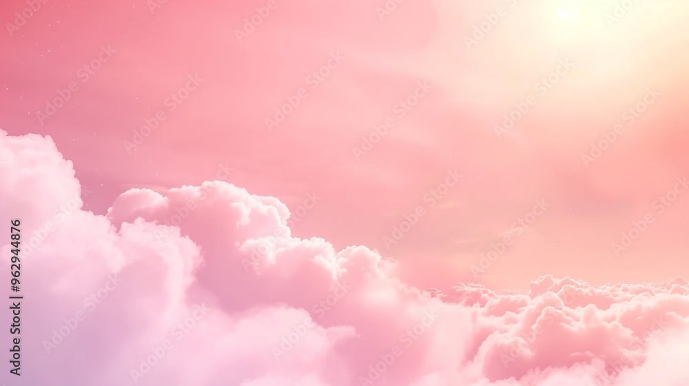 : A pink dreamy sky background that presents a soft and enchanting visual. The pink hues blend together seamlessly, creating a romantic and peaceful atmosphere. The sky seems to stretch out infinitely : A pink dreamy sky background that presents a soft and enchanting visual. The pink hues blend together seamlessly, creating a romantic and peaceful atmosphere. The sky seems to stretch out infinitely
