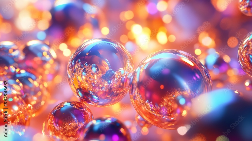 Luminous High Definition Glossy Plastic Abstract Orbs Luminous High Definition Glossy Plastic Abstract Orbs
