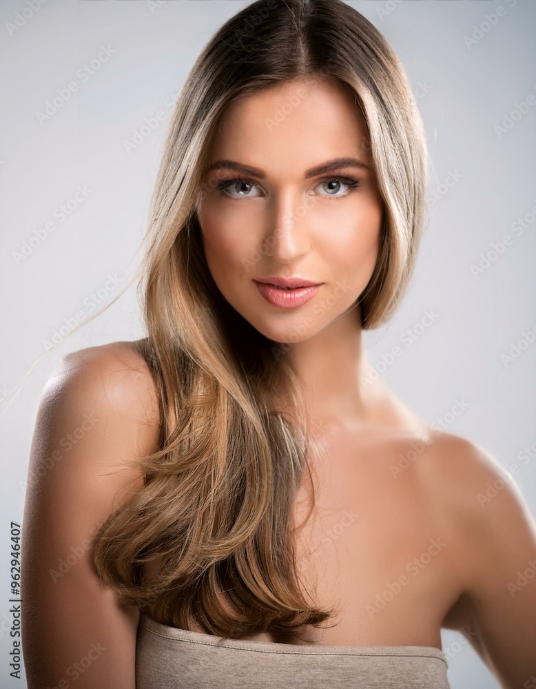 beautiful young woman portrait, AI generated beautiful young woman portrait, AI generated