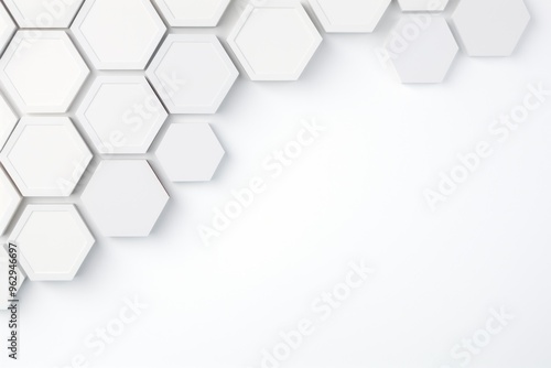 Futuristic geometric organic pattern background wallpaper with copy space