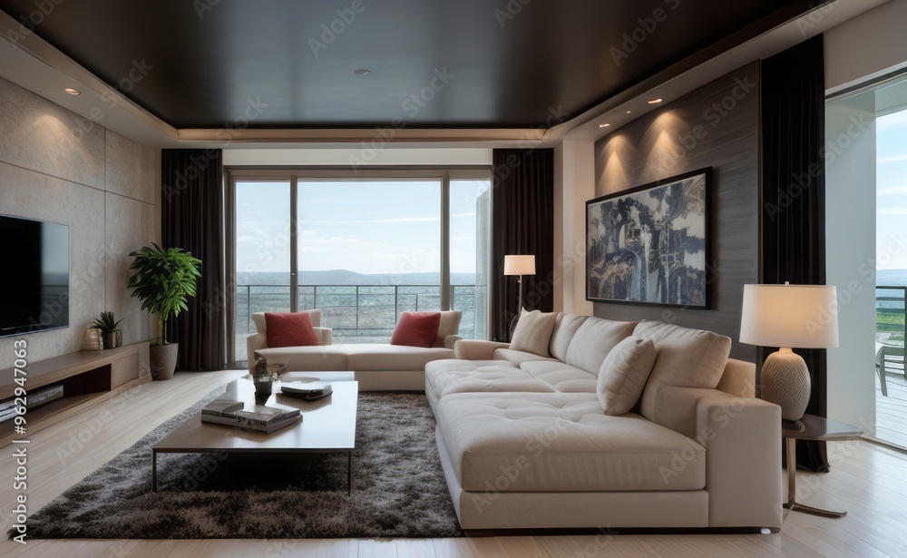 Modern luxury living room interior design Modern luxury living room interior design