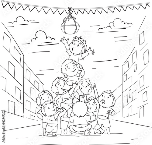 Happy Janmashtami, dahi handi, kids playing dahi handi, dahi handi celeberation, dahi handi celrations, janmashtami