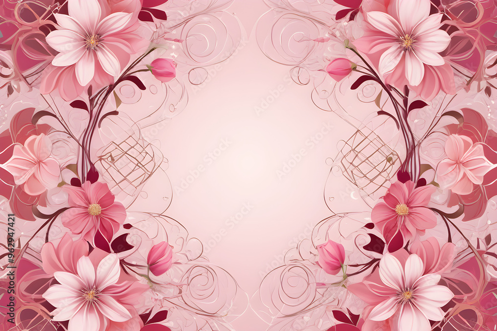 pink floral background pink floral background