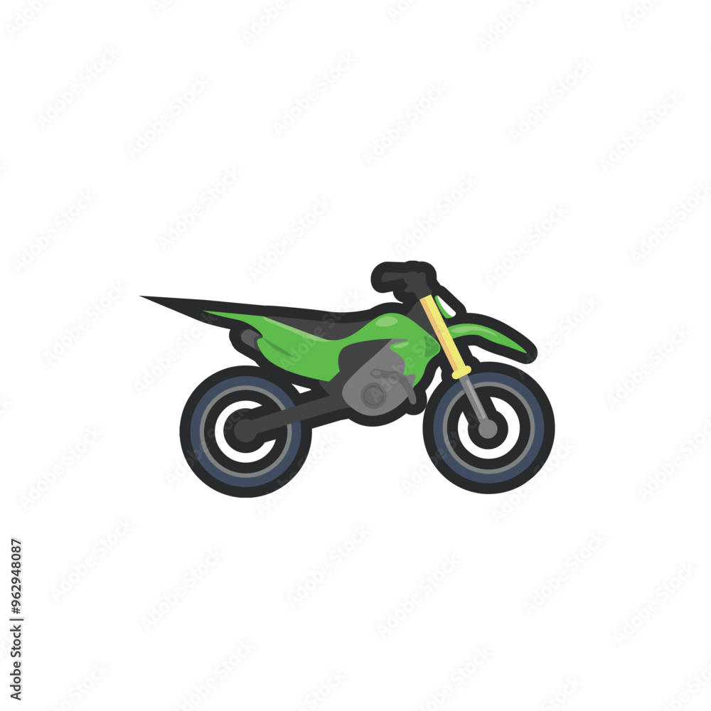 motocross in outline flat vector design. motocross in outline flat vector design.