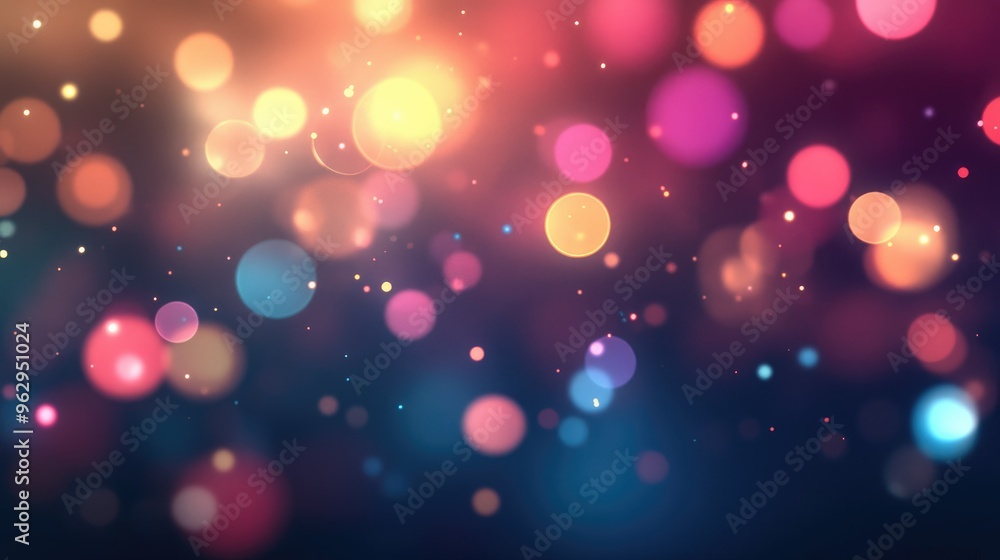 Colorful lights in a dreamy haze Colorful lights in a dreamy haze
