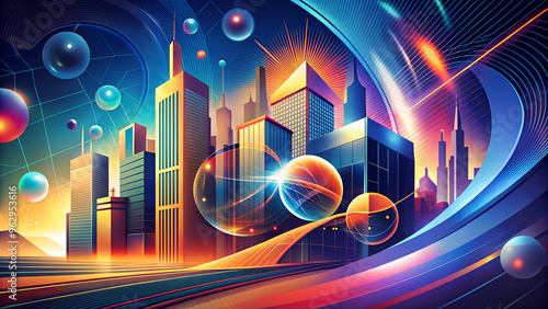 Abstract Modern Business Background