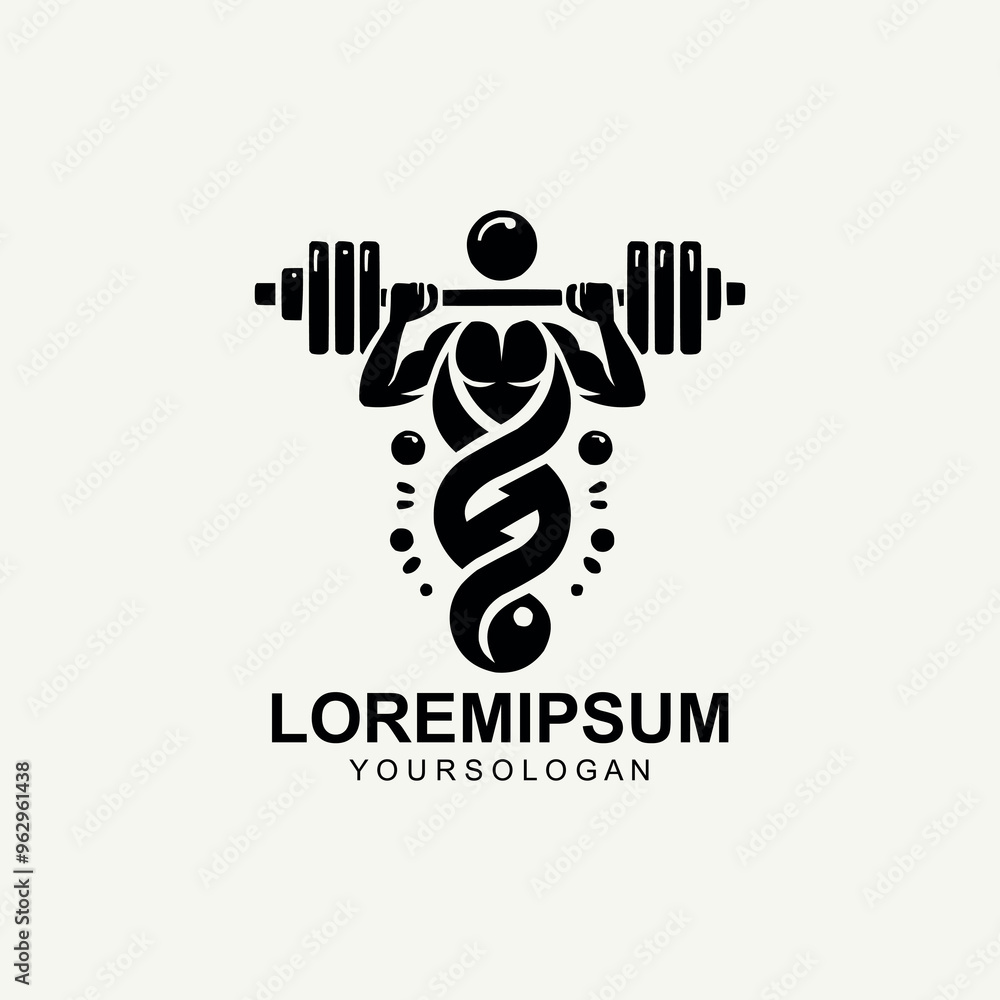 Fitness Center logo. Sport and fitness logo Design . Gym Logo Icon Design Vector Stock, or emblem with woman and man silhouettes. Fitness Center logo. Sport and fitness logo Design . Gym Logo Icon Design Vector Stock, or emblem with woman and man silhouettes.