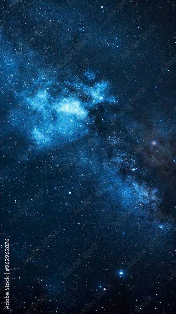 Panorama blue night sky milky way and star on dark background Panorama blue night sky milky way and star on dark background