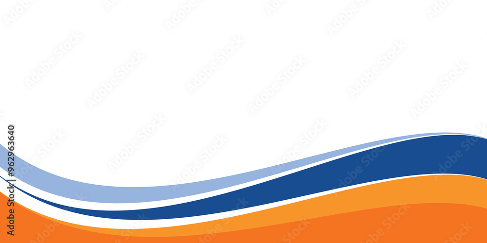 Wave business banner background Wave business banner background